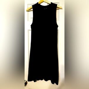 Navy pull over dress